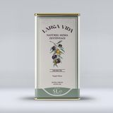 Larga Vida Naturel Sızma Zeytinyağı Olgun Hasat Soğuk Sıkım 5 lt