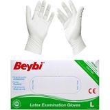 Large (Büyük Boy) Latex Pudralı Muayne Eldiveni 100&APOS;LÜ Paket - standart