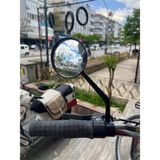 Larimar 2 Adet Geniş Açı Bisiklet -Scooter Gidon Aynası - Dikiz Aynası Bisiklet Aksesuarı Bisiklet Ayna - 0 - Siyah