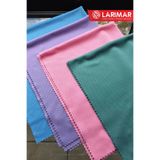 Larimar 2 Adet Mikrofiber Sihirli Temizlik Ve Cam Bezi 40x40cm / Nemli Haliyle Sihirli Temizlik