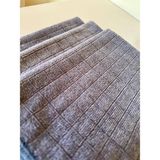 Larimar 20 Adet Genel Temzilik Bezi Mikrofiber Kolay Sıkılan Kareli Bez "40X40" - 17 cm - Antrasit