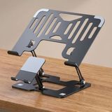 Larimar 2’si 1 Arada Laptop ve Telefon Standı – Alümetal Ayarlanabilir,katlanabilir,ergonomik Yükseltici (5177) - Gri - 100 x 100 cm