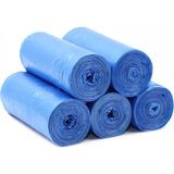 Larimar 5 Rulo Orta Boy Çöp Torbası (Toplam 100 Adet) – 55x60 cm Dayanıklı, Ekonomik ve Sızdırmaz Mavi Çöp Poşeti