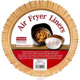 Larimar 50PCS Yuvarlak Taban: 16CM - Kenar: 4.5cm Air Fryer Pişirme Kalıp Kağıt (5177) - Gri