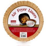 Larimar 50PCS Yuvarlak Taban: 20CM - Kenar: 4.5cm Air Fryer Pişirme Kalıp Kağıt (5177) - Gri
