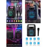 Larimar 6.5 Inc Bluetooth Wireless Mikrofonlu Hoparlör - Speaker USB Sarjlı Aux - Tf - USB PS-1283 (5177) - Gri
