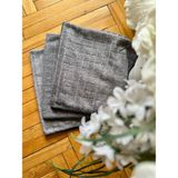Larimar 6 Adet Genel Temzilik Bezi Mikrofiber Kolay Sıkılan Kareli Bez "40x40" - Gri