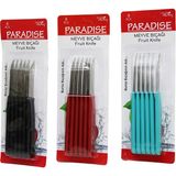 Larimar 6 Parça Meyve Bıçak Renkli Plastik Saplı (5177) - 20 ml