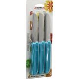 Larimar 6pcs Meyve Bıçak Renkli Plastik Saplı (5177) - 20 ml