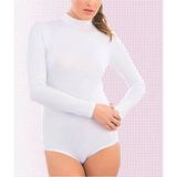 Larimar 9258 Uzun Kol Çıtçıtlı Body - Beyaz