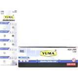 Larimar Ag4 Lr-66 Düğme Pil Alkalin 1.5V 10LU Kart YM-9AG4 (5177)