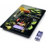 Larimar Cam Mutfak Tartısı Terazi LCD Ekran 5kg/1gr Pilli Gr/oz/ml/ıb Ölçüm İ11-028 (5177) - Gri
