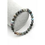 Larimar Doğal Taş Bileklik 6 Mm Küre Kesim - Blk-2187