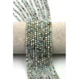 Larimar Doğal Taş Dizi 3 Mm Fasetli Küre Kesim - Dz-1284