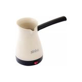 Larimar Elektrikli Cezve Pls. Türk Kahve Makine Çelik Gizli Rezistans 700W 5 Fincan - 400ML SCM-2951 (5177) - Gri