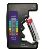 Larimar Evrensel Dijital Pil Test Cihazı – Aa, Aaa, C, D, N, 9V ve Düğme Pil Uyumlu Mini Pil Kapasite & Seviye Ölçer (5177)