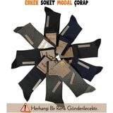 Larimar Mısırlı 61006 Erkek Modal Soket Çorap - 41 - 45 - Asorti