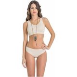 Larimar Miss Fit 11027 Kalın Askılı Pedli Bustiyer - Ten - Standart
