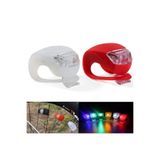Larimar Silikon Led Bisiklet Lambası 2'li Fener Ön Ve Arka Stop Işık Aydınlatma Seti