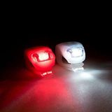 Larimar Silikon LED Bisiklet Lambası 2'li Fener Seti - Gece Sürüşü İçin 3 Modlu Aydınlatma