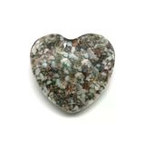Larimar Taşından Orgonit Kalp