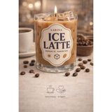 Larina Hediyelik El Yapımı Ice Latte Mum – Kahve Kokulu Dekoratif Mum (1 Adet / 2’li / 3’lü Seçenekli) Dekoratif Bardak Mum, Hediye Mum - 2 Adet