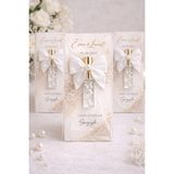 Larina Hediyelik Kişiye Özel Nişan Hatırası Kolonya Şişesi 10’lu Set – Incili Şişe, Isim Baskılı, Renk ve Koku Seçenekli Söz Nişan Nikah Hediyelik - Beyaz - KİRAZ ÇİÇEĞİ KOLONYASI