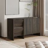 Laris 130 Cm Modern Konsol – 4 Kapaklı, Yüksek Ayaklı, Minimalist Tasarım Ceviz