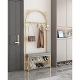 Larissa Design Portmanto - Gri - Altın