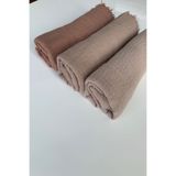 Larissa Scarf 3'lü Bürümcük Şal-soğuk Pembe,vizon Pudra,vizon