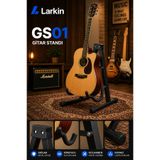 Larkin GS01 Üst Kalite Akustik Klasik Elektro Gitar Saz Ukulele Standı Ayaklığı Sehpası