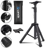 Larkin HS20 Profesyonel Hoparlör Standı (2'li Set) - Taşıma Çantalı Ağır Hizmet Çelik Tripod Kabin Sehpası, Çiftli Stüdyo & Sahne Kolon Ayağı, Güvenlik Kilitli