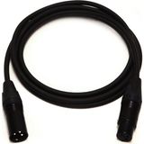Larkin Klotz & Neutrik Balanslı Xlr Erkek - Xlr Dişi Hoparlör - Mikrofon Kablosu Siyah - 5 Metre