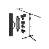 Larkin MS1337 Premium Ağır Hizmet Tipi (Heavy Duty) Profesyonel Çelik Mikrofon Standı & Sehpası (Taşıma Çantası ve Adaptör Hediyeli)