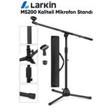 Larkin MS200 ÜST SEGMENT Profesyonel Mikrofon Standı Sehpası Ayaklığı (Taşıma Çantası ve Tutacaklı)