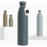 Lars Nysom Termos Su Şişesi 750 ml Çift Duvar Paslanmaz Çelik - Koyu Mavi