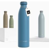 Lars Nysom Termos Su Şişesi 750 ml Çift Duvar Paslanmaz Çelik - Turkuaz
