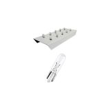 Larskas 10 Adet 12V T5 1.2W Mini Dipsiz Standart Renk Ampul