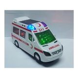 Larskas 21 cm Sesli ve Işıklı Ambulans Oyuncak, Renkli Tasarım