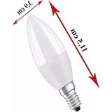 Larskas 3'lü E14 Duy Sarı Işık LED Mum Ampul - 7,5W