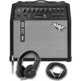 Larskas 50 Watt Elektro Gitar Amfisi, USB ve Bluetooth Bağlantılı