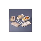 Larskas Aryıldız Bento Lunch Box Beige 2000 ml