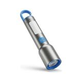 Larskas Bix BX1010FL Beyaz-Mavi-Turuncu 3 Renk LED Özellikli Max 500 Lümen ve 500 Metreye Ka Menzilli Usb-C Şarj Edilebilir 10W El Feneri