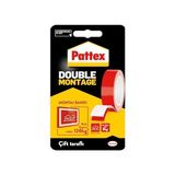 Larskas Double Montage Çift Taraflı Montaj Bandı, Iç ve Dış Mekanlar Için Uygun Ekstra Güçlü ve Dayanıklı Bant Yapıştırıcı, Beyaz, 19 mm x 1,5 M