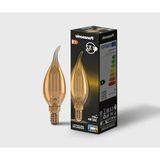 Larskas E14 Flame 4W 360LM 2000K Gold Filament Ampul, Enerji Tasarruflu