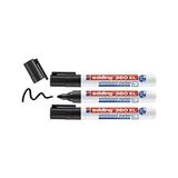 Larskas Edding 360 Xl Beyaz Yazı Tahtası Kalemi, Siyah, 3'lü Set, Yeniden Doldurulabilir - 41 Delft Blue