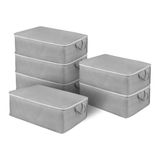 Larskas Hurç Seti 6 Adet Büyük Boy Baza Altı Çekyat Düzenleyeci Çeyiz Bohçası 64 x 45 x 22 Organizer Büyük