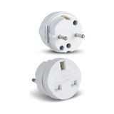 Larskas Ingiliz Priz Adaptörü, Uk Fiş Dönüştürücü, Topraklı Seyahat Adaptörü; Türkiye Tipi Cihazlar Için 3500W Güç, Tse & Ce Sertifikalı Yanmaz Gövde - Ingiltere Dubai Hong Kong Singapur Uyumlu Almera