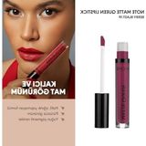 Larskas Kalıcı Likit Ruj, Mor - Matte Queen Lipstick, 19 Berry Blast
