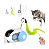 Larskas Kanji 2 Modlu Akıllı Kedi Oyuncağı – Otomatik ve Uzaktan Kumandalı Sessiz Oyuncak Araba | Interaktif Egzersiz, Eğitim ve Eğlence Için | Kediler ve Küçük Köpekler Için Evcil Hayvan Oyuncağı